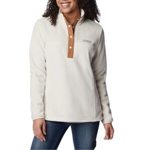 New! Women's Columbia Cream Fleece Pullover